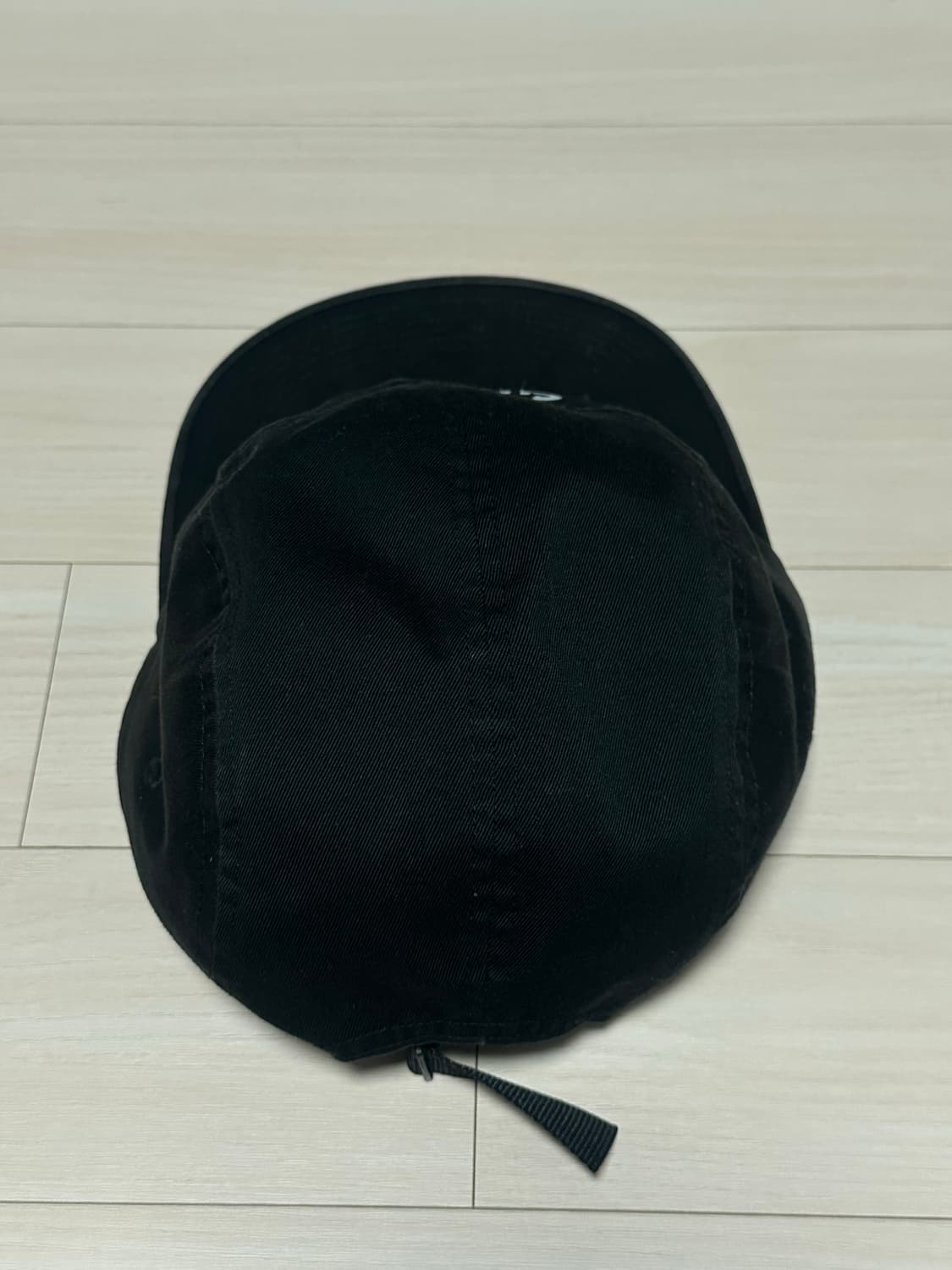 슈프림 워시드 치노 트윌 캠프캡 블랙 24SS 상품이미지3