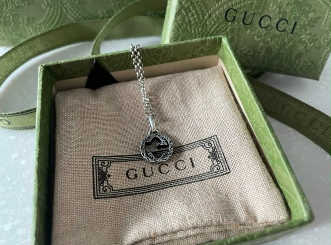 구찌 인터로킹 G 팬던트 목걸이 상품이미지2