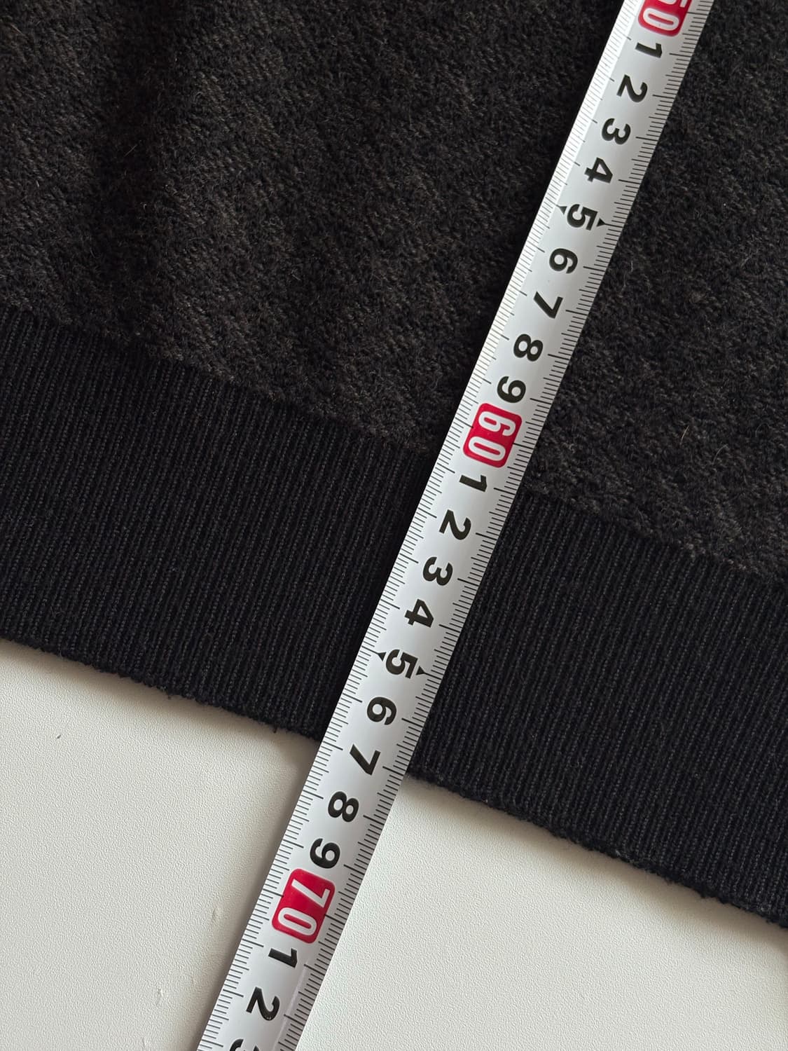 발렌시아가 빈티지 블랙 패턴 니트 상품이미지7