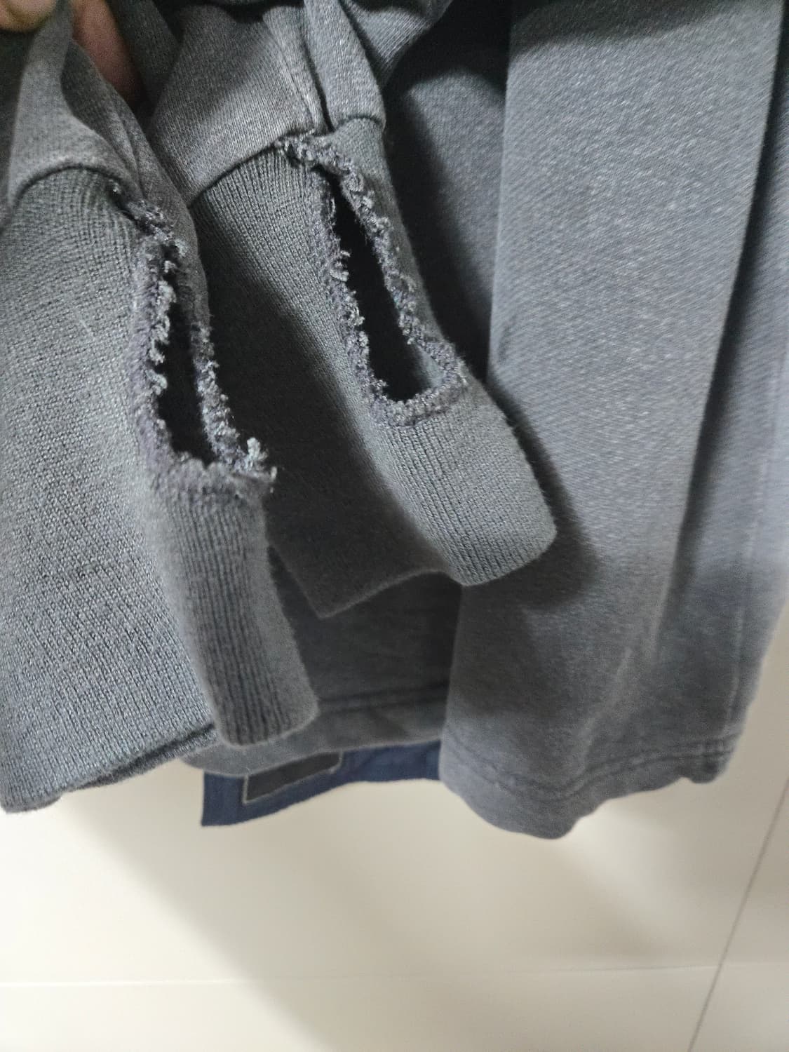 M.P.Q 피그먼트 원포켓 롱슬리브 오버사이즈 상품이미지9