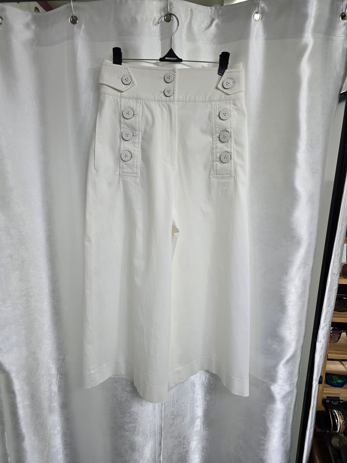 럭키슈에뜨 화이트 와이드 팬츠 (1511) 상품이미지1