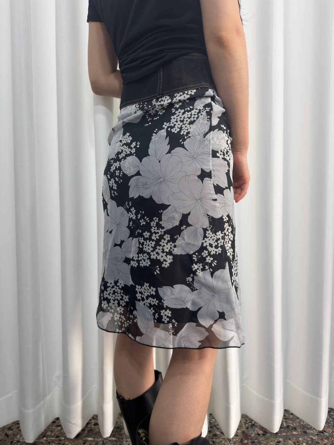 design midi skirt 상품이미지5