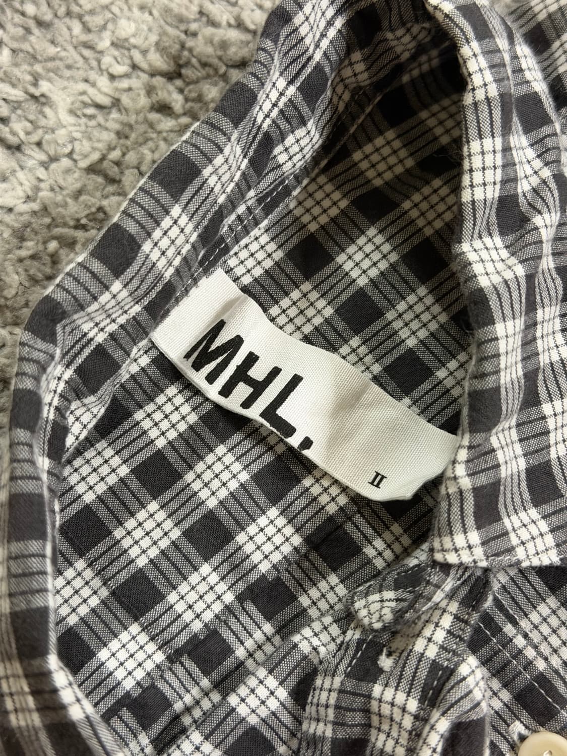 MHL 체크 셔츠 상품이미지4