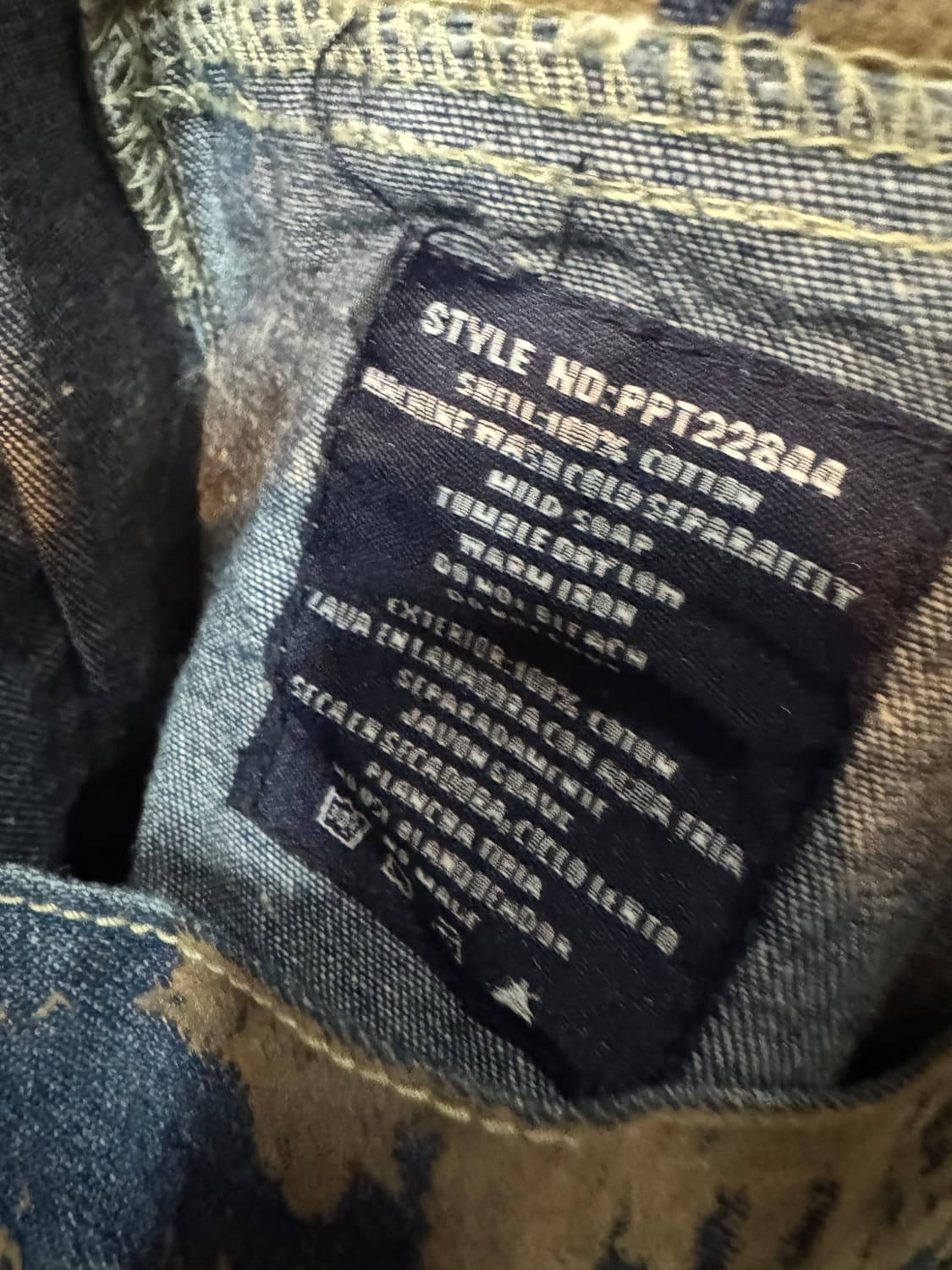 90's 팻팜 스웨이드 디테일 빈티지 데님팬츠 34사이즈 상품이미지9