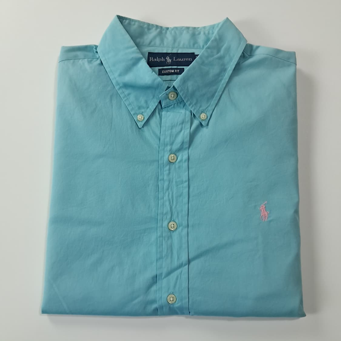 CJ484 XL 폴로 스카이블루 반팔 셔츠 남방 상품이미지7