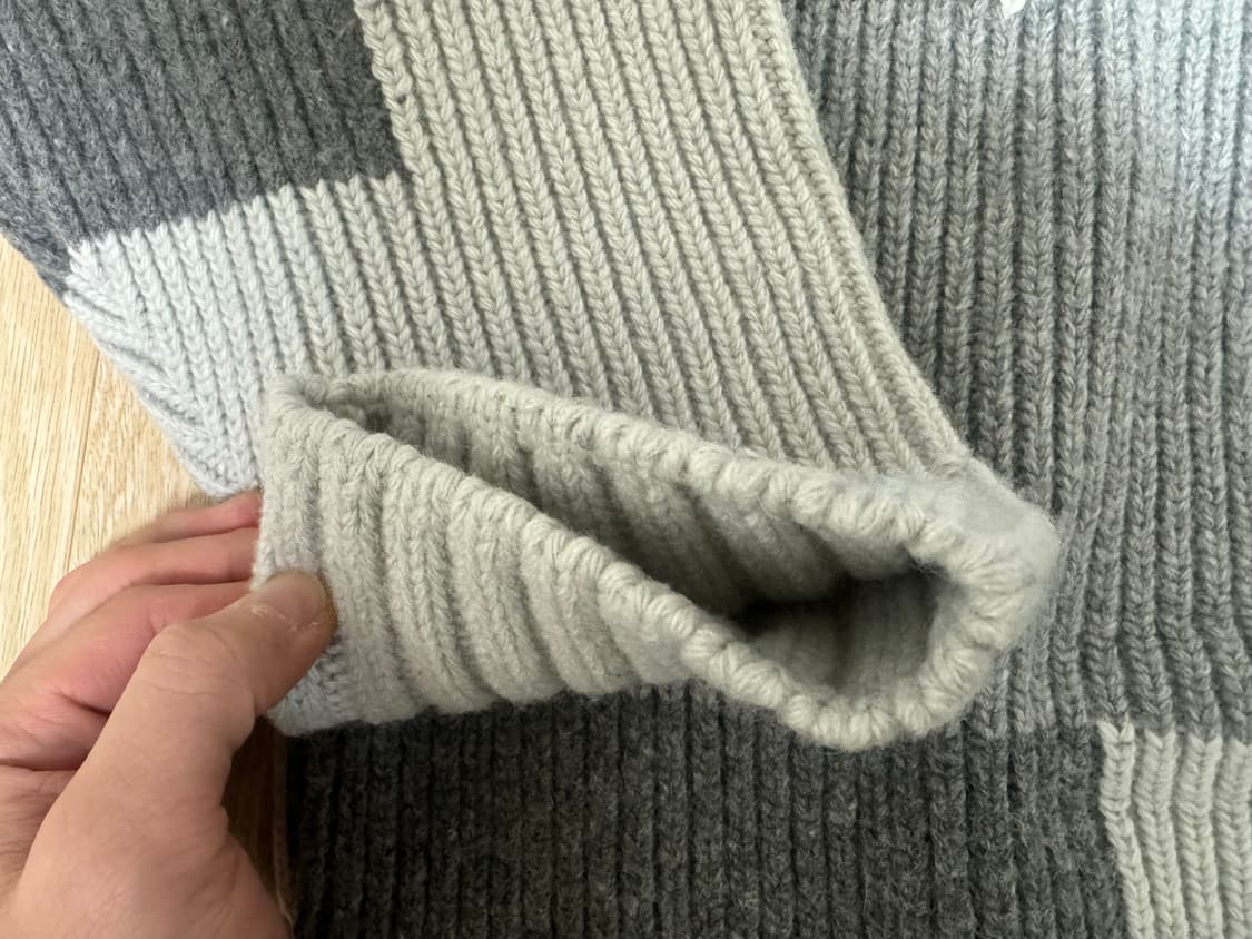 [S~M] 아더에러 X 자라 패치워크 니트 상품이미지5