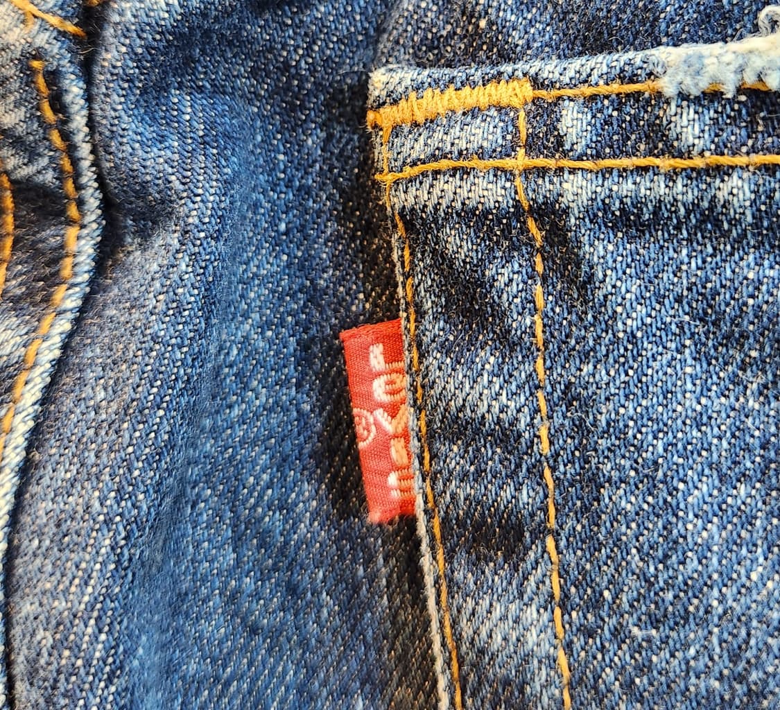 28-29)90s 제펜 리바이스 553-03 부츠컷 빈티지 데님 팬츠 상품이미지3