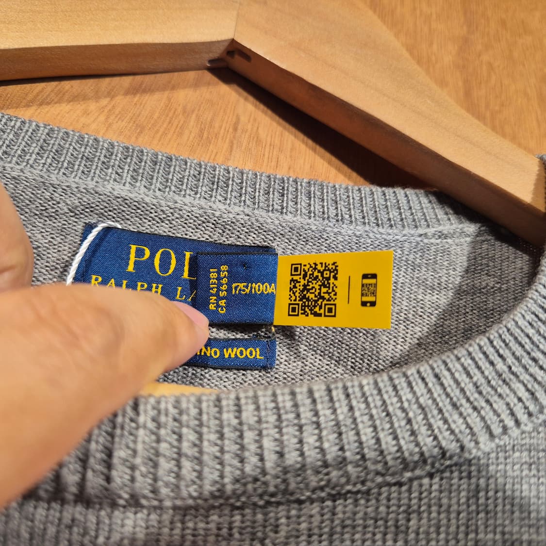폴로랄프로렌 메리노울 니트 XL 상품이미지3