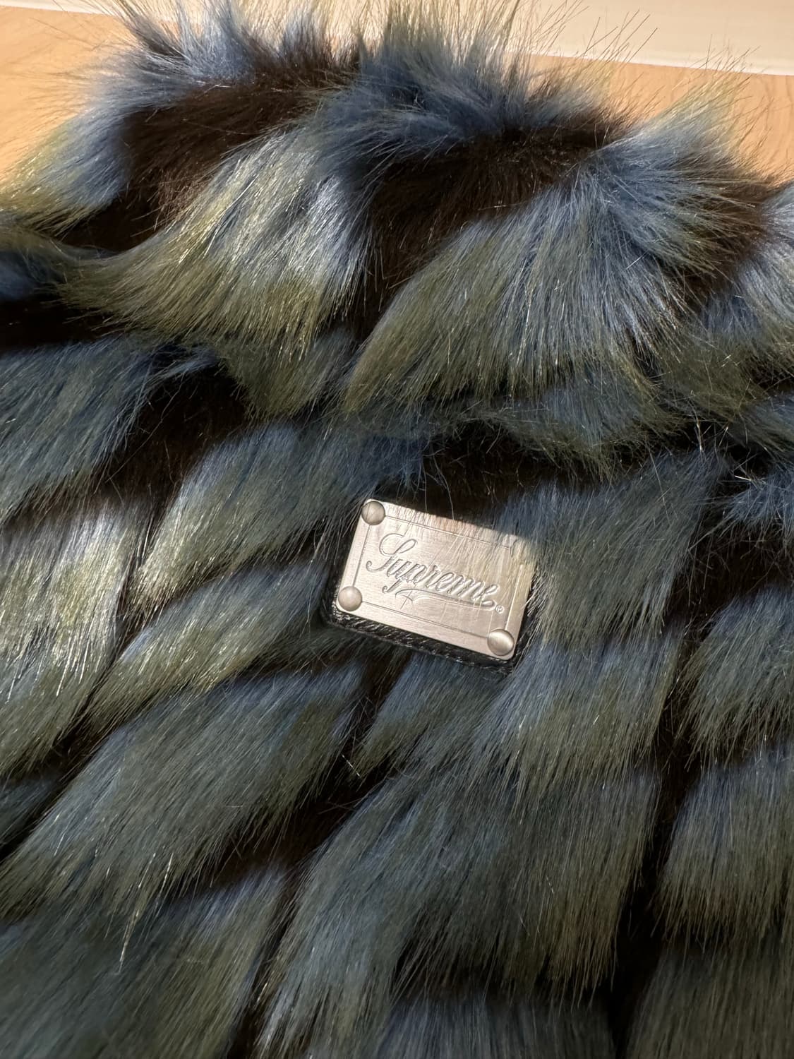 슈프림 투톤 윈드스토퍼 포우 퍼 자켓 블루 L 사이즈 상품이미지4