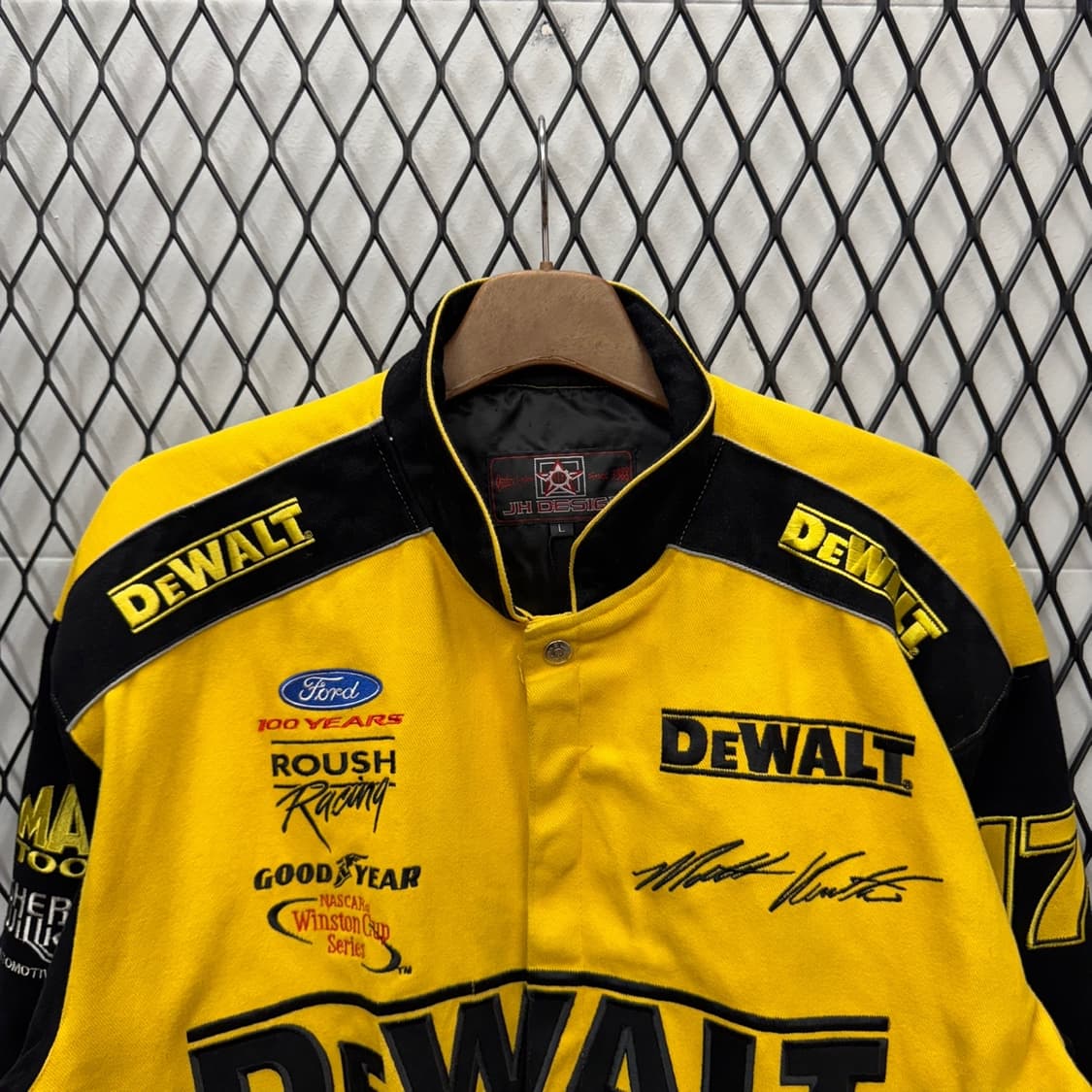 03s 제프해밀턴 X 나스카 DeWALT 팀 레이싱 자켓 블랙 옐로 상품이미지3
