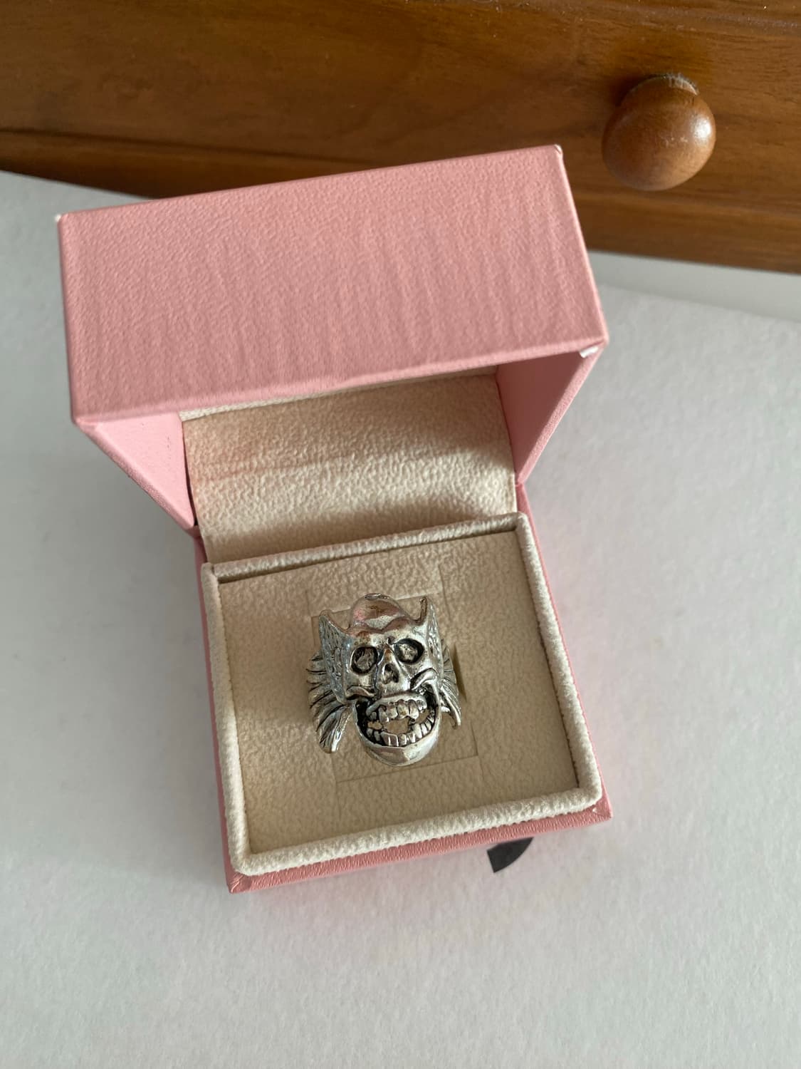 빈티지 해골 반지 링 상품이미지1