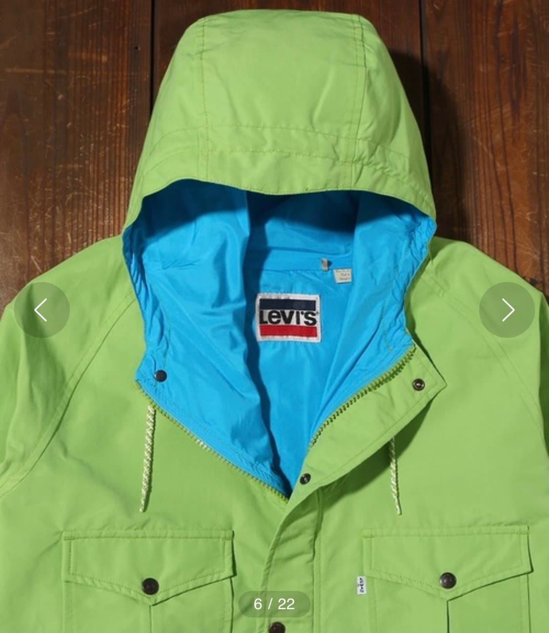 LVC / 화이트탭 파카 / 그린 / L 상품이미지5