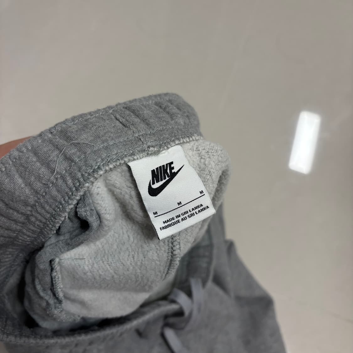 정품 나이키 퓨추라 기모 스웻팬츠 그레이 트레이닝 바지 상품이미지8