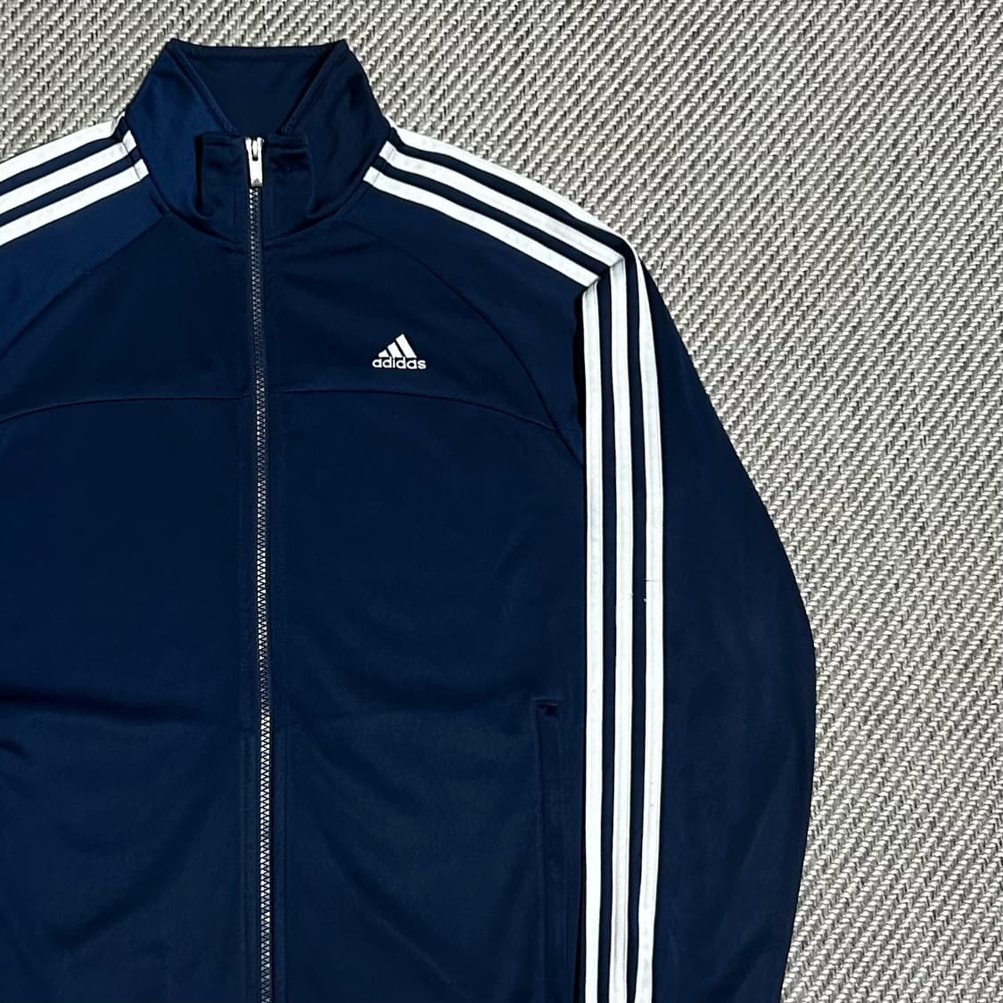 [L] adidas 아디다스 네이비 에센셜 트랙 져지 상품이미지3