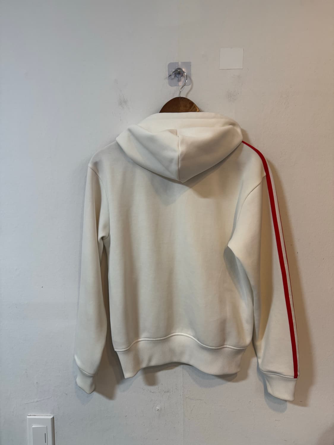 아디다스 플락후드 흰빨 여성 상품이미지2