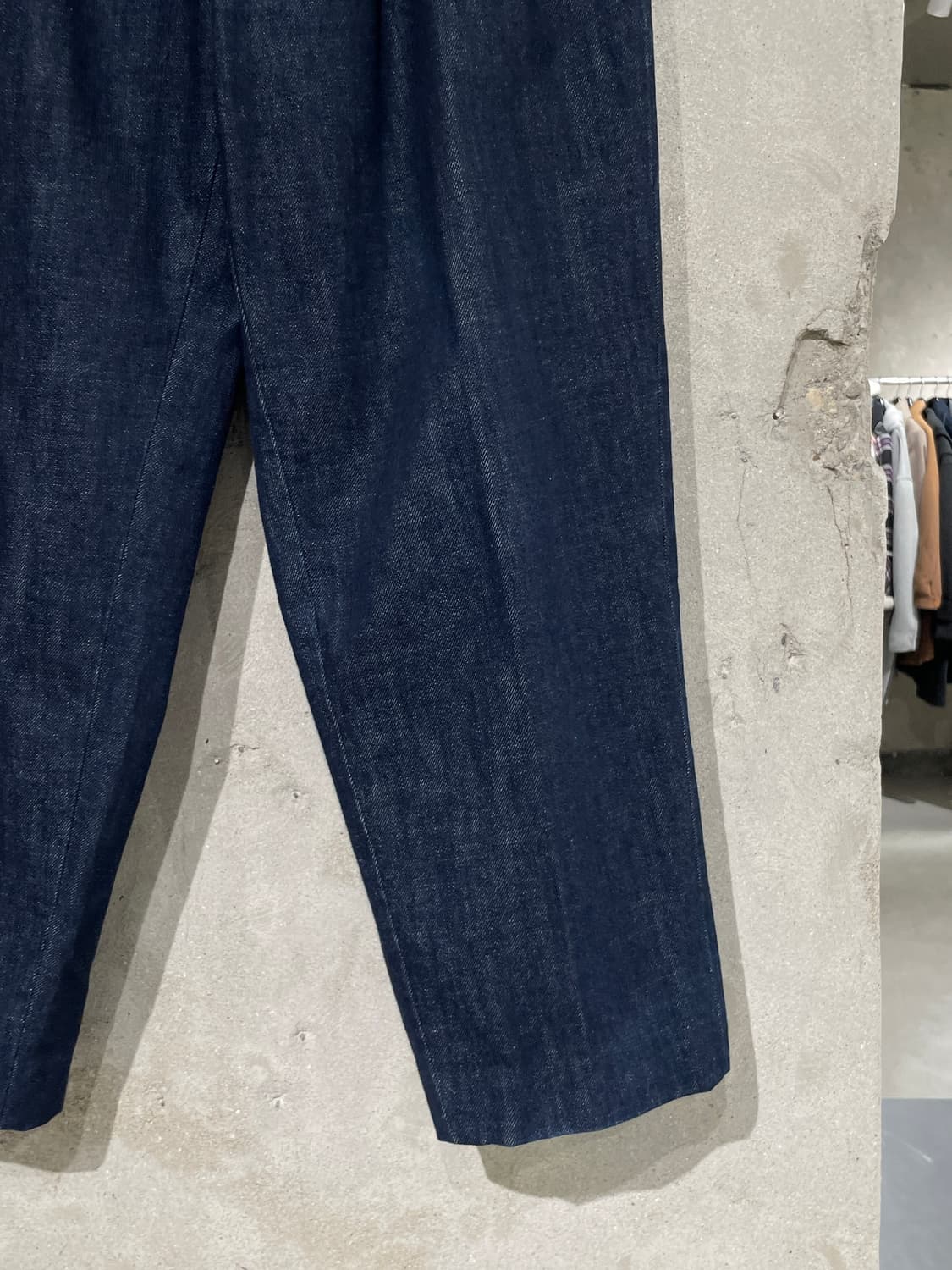 아미 진청 투 턱 데님 팬츠 상품이미지5