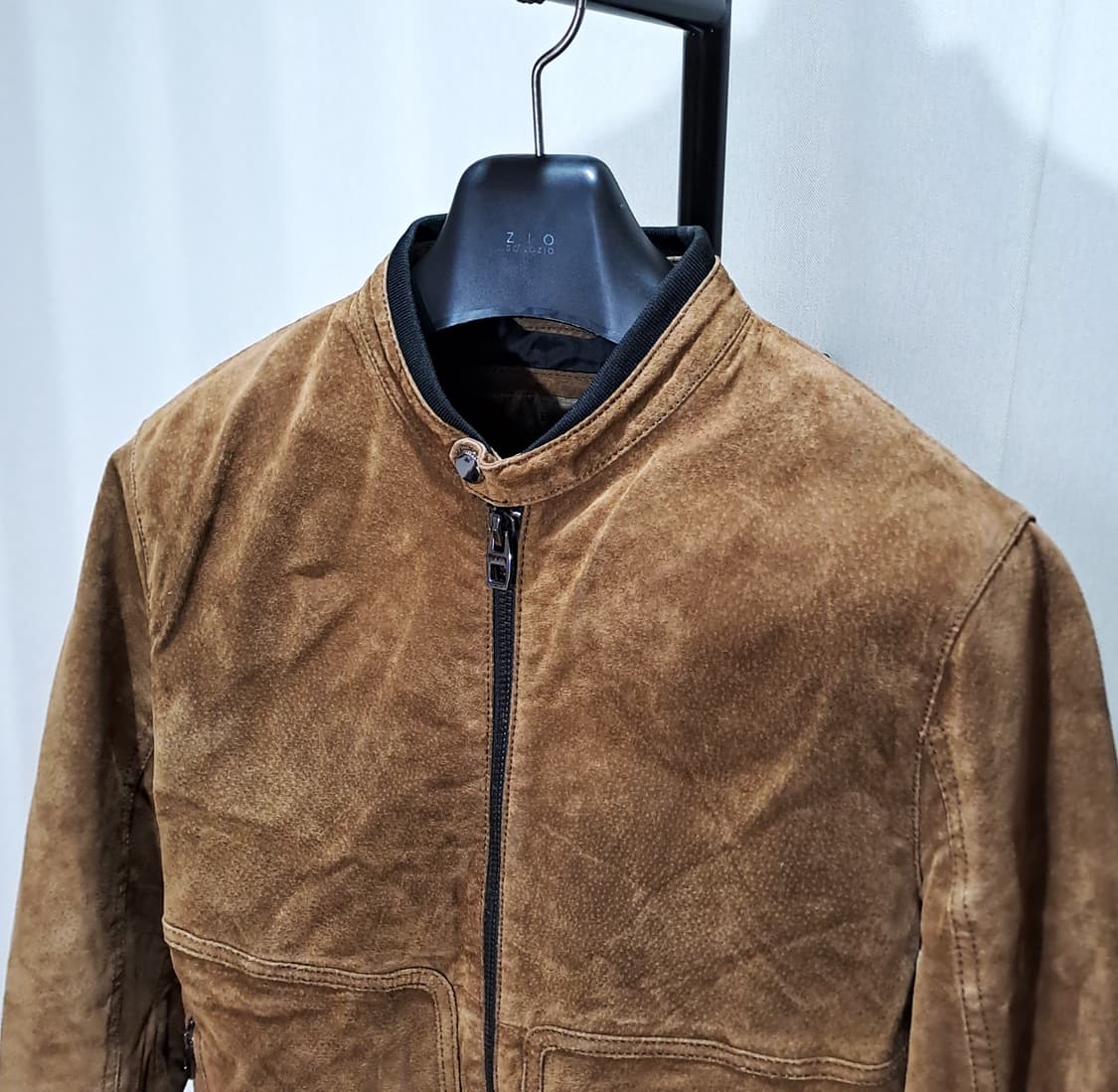 (택포) 자라 리얼레더 싱글 자켓 M B351 상품이미지2