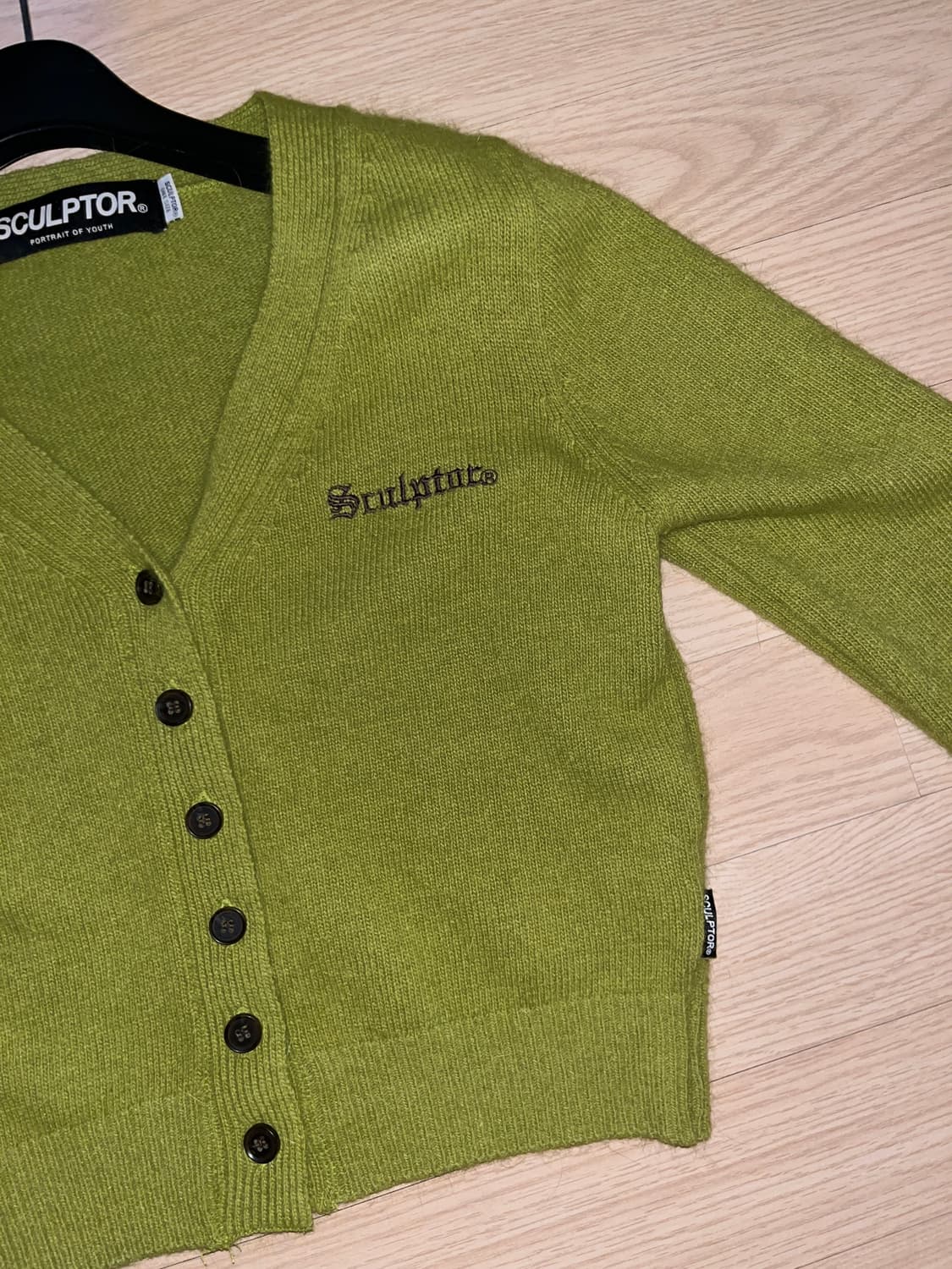 스컬프터 앙고라 울 가디건 상품이미지3