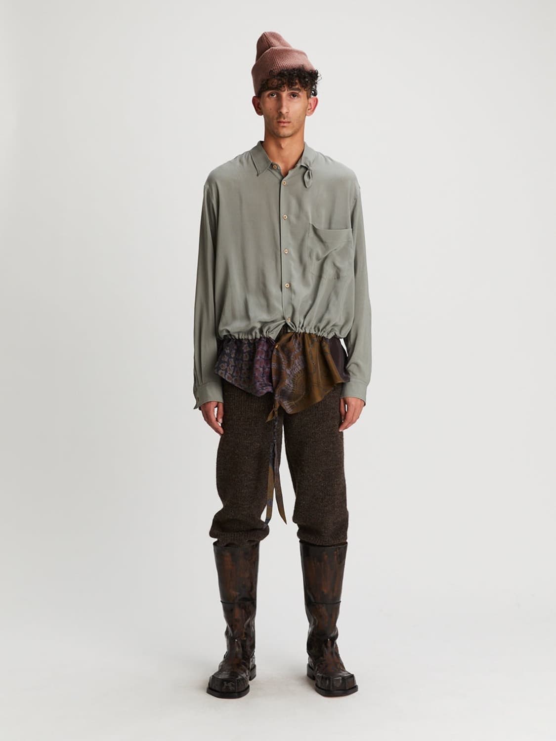 마리아노(magliano) 로멘티콘 셔츠 그레이 상품이미지6