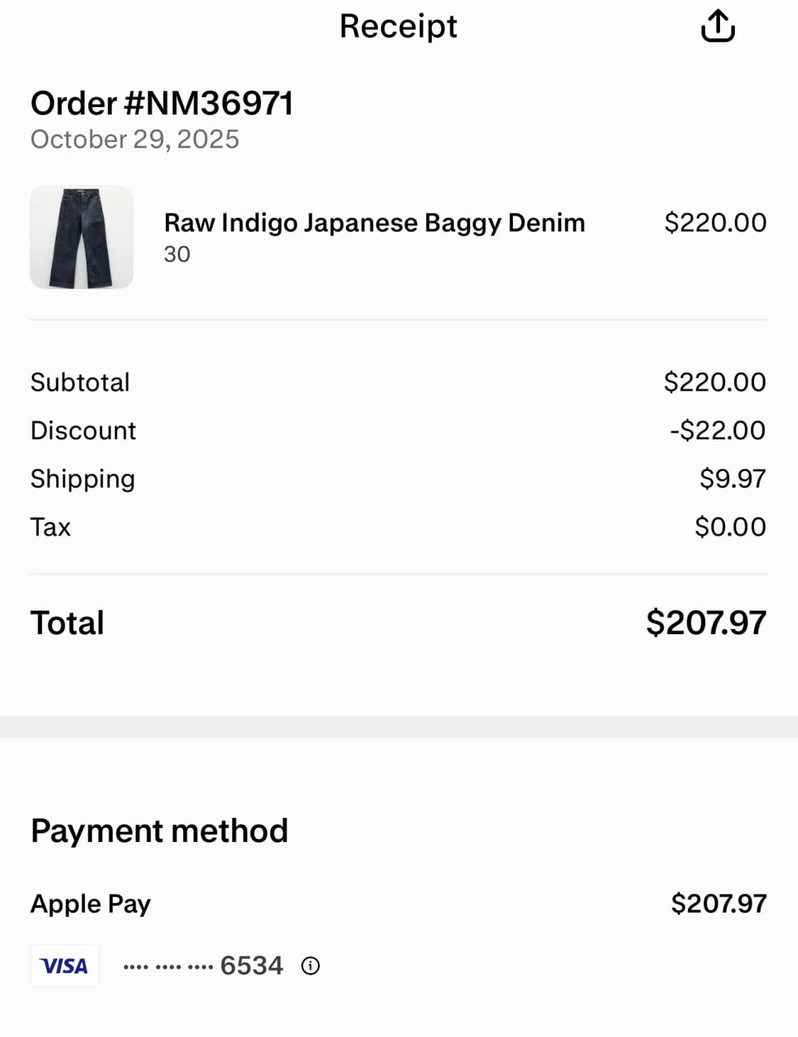 No maintenance 14온즈 베기 셀비지 데님  상품이미지1