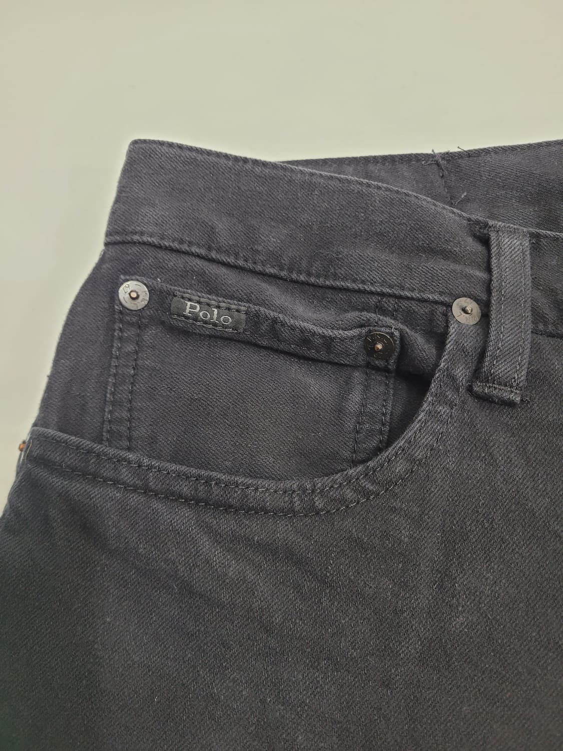 POLO 폴로 랄프로렌 블랙 데님 팬츠 / 남 32x33(추천30~31) 상품이미지4