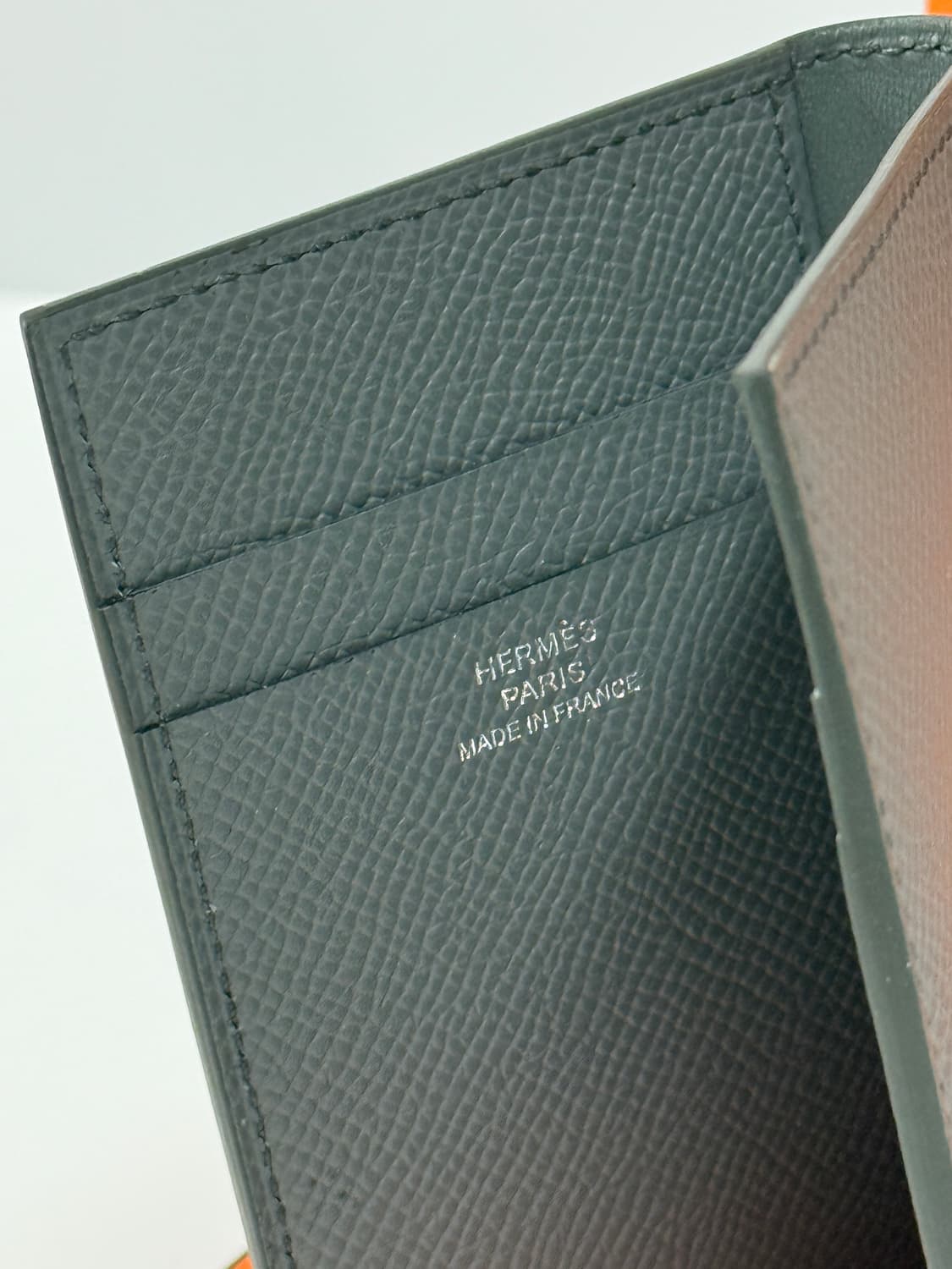 새제품 / Hermes 에르메스 MC2 유클리드 카드지갑 그레이 상품이미지4