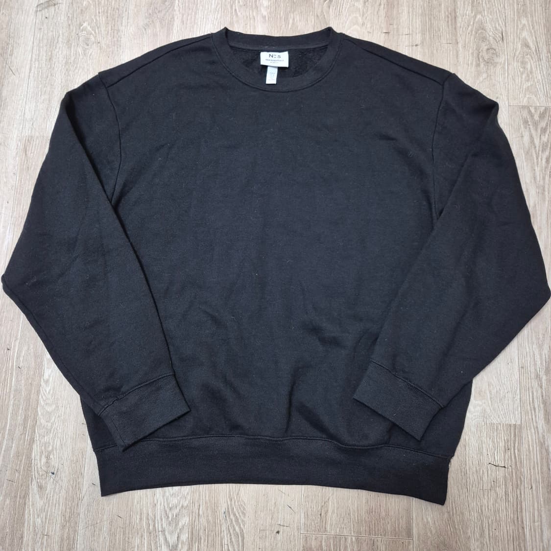 H&M ESSENTIALS 에이치앤엠 에센셜 릴랙시드핏 맨투맨 상품이미지1