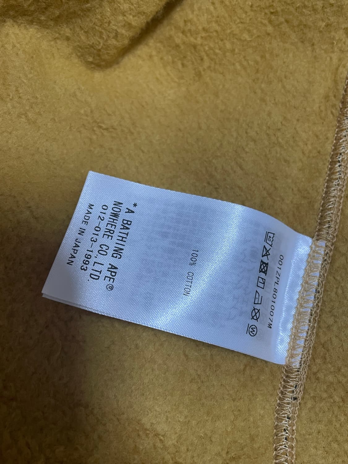 베이프 퍼스트 황계 카모 샤크 후드집업 상품이미지7