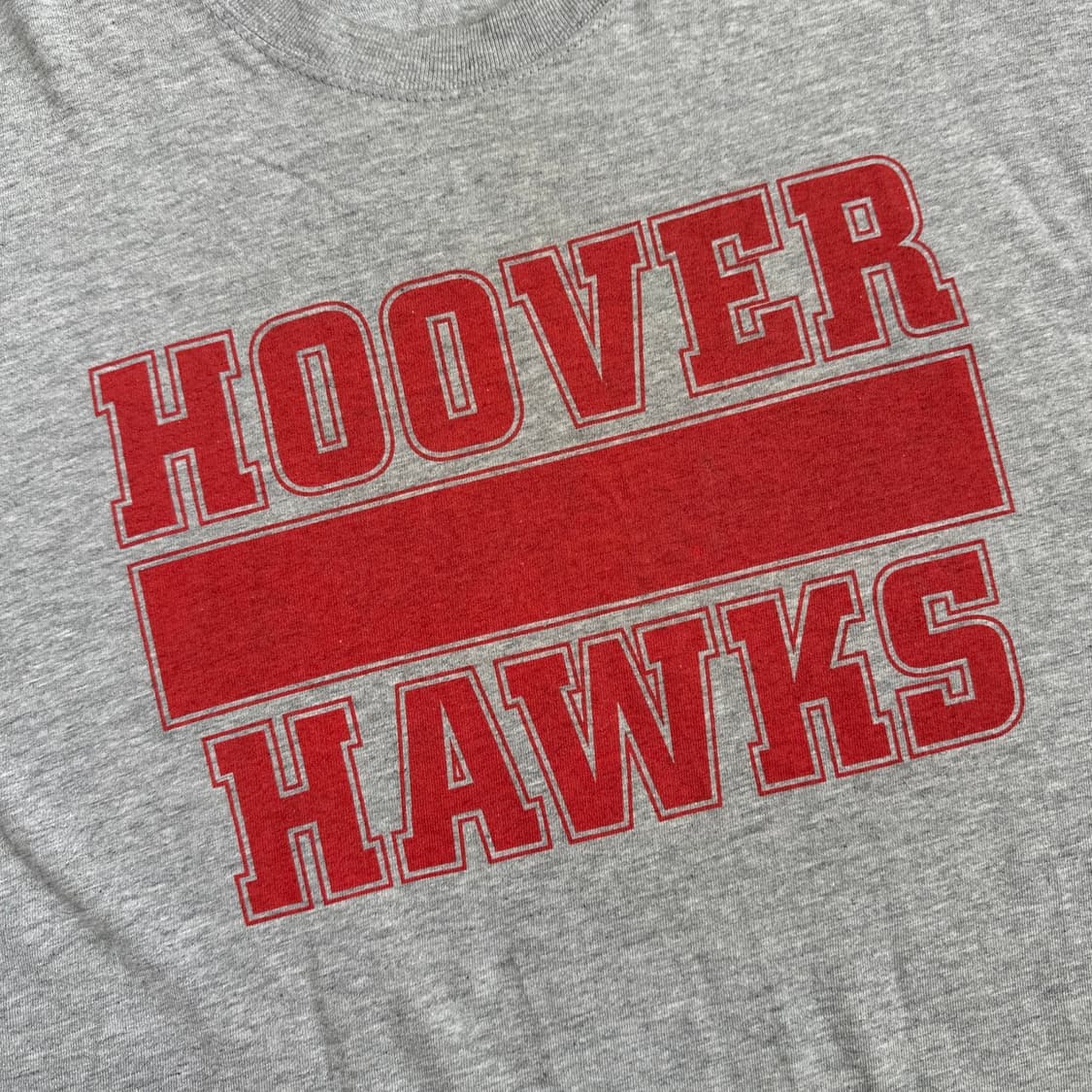 빈티지 후버 호크스 헤인즈 비피 티셔츠 XL 사이즈 그레이 Y2K 스타일 상품이미지6