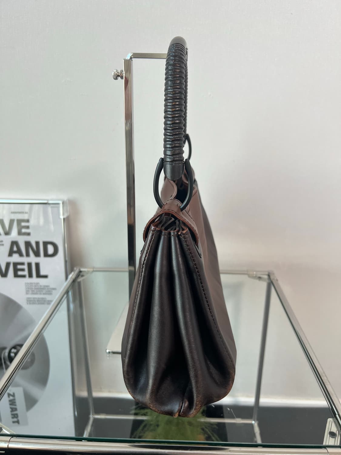 구찌 FW2002 밤부 핸들 그라데이션 숄더백 상품이미지5