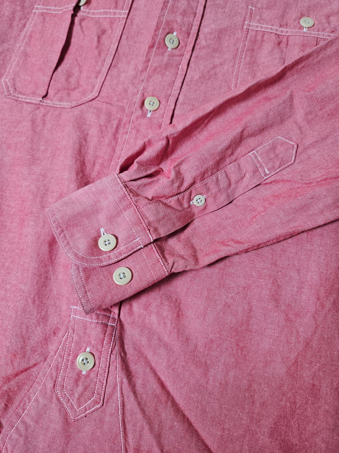 이스트로그 핑크 셔츠 M 상품이미지3