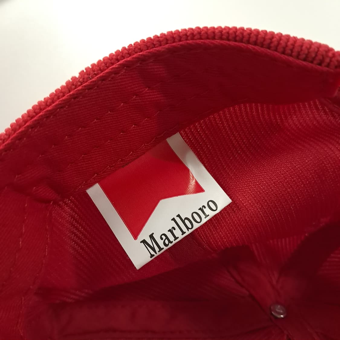 말보로 90s 레드 코듀로이 자수 로고 스냅백 볼캡 P2111 상품이미지7