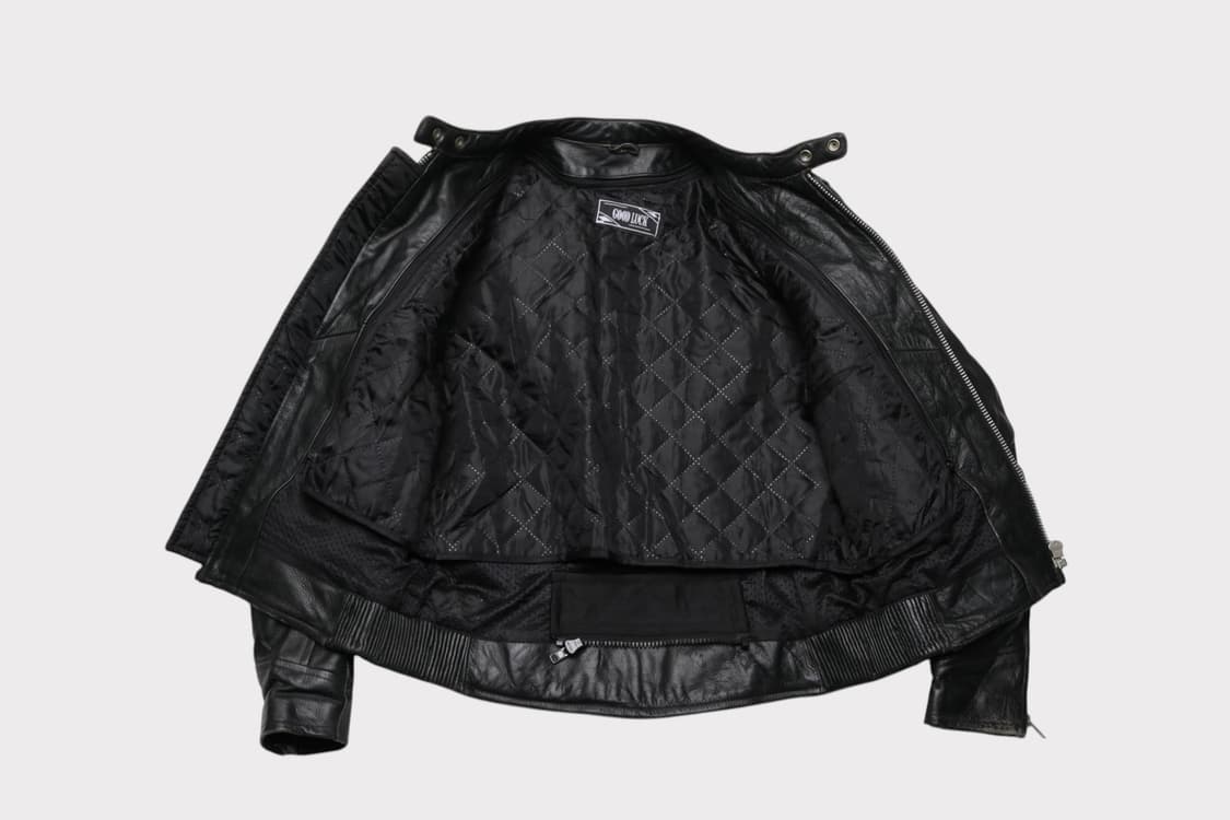 [M] 빈티지 굿럭 소가죽 바이커 자켓 상품이미지3