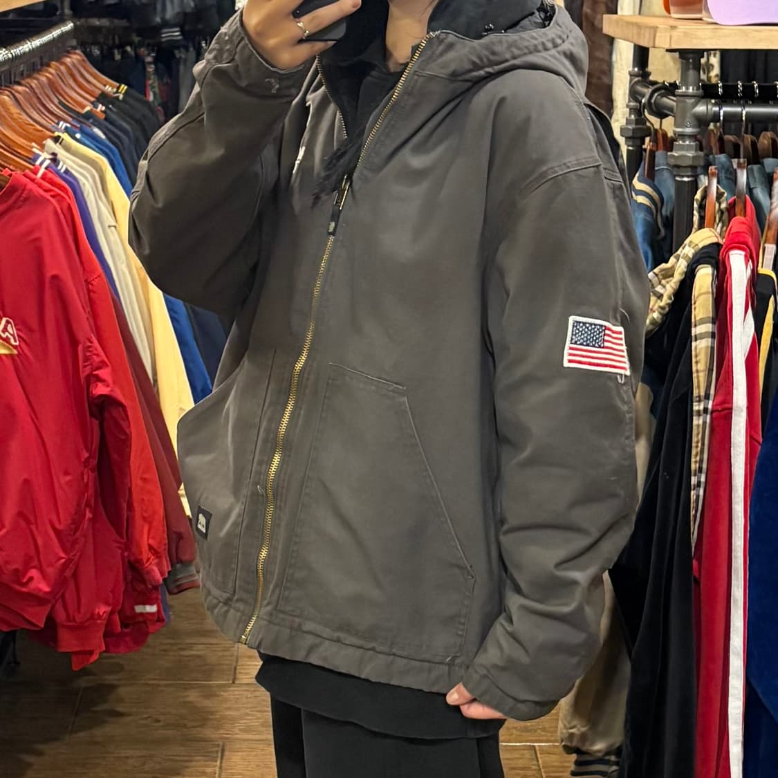 [HI] BERNE 번 후드 워크자켓 상품이미지3