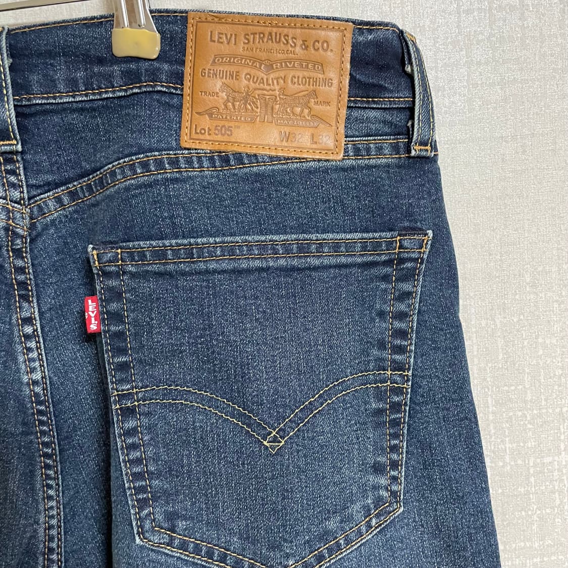 리바이스 505 레귤러핏 웜 진 / W32, L32 상품이미지5