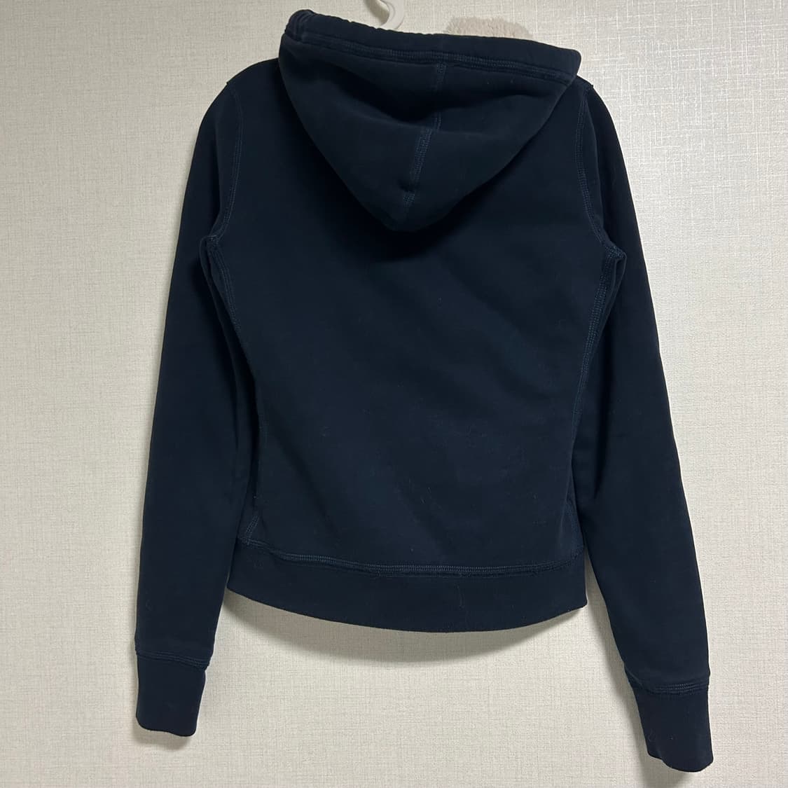 아베크롬비 y2k 양털 후드집업 네이비 S 상품이미지6