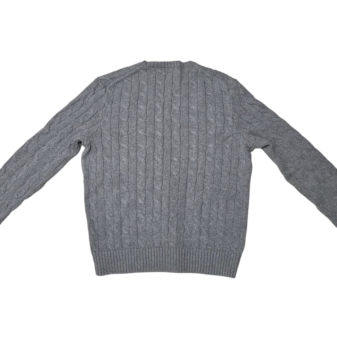 Polo Ralph Lauren 폴로 랄프로렌 그레이 코튼 꽈배기 니트 상품이미지4