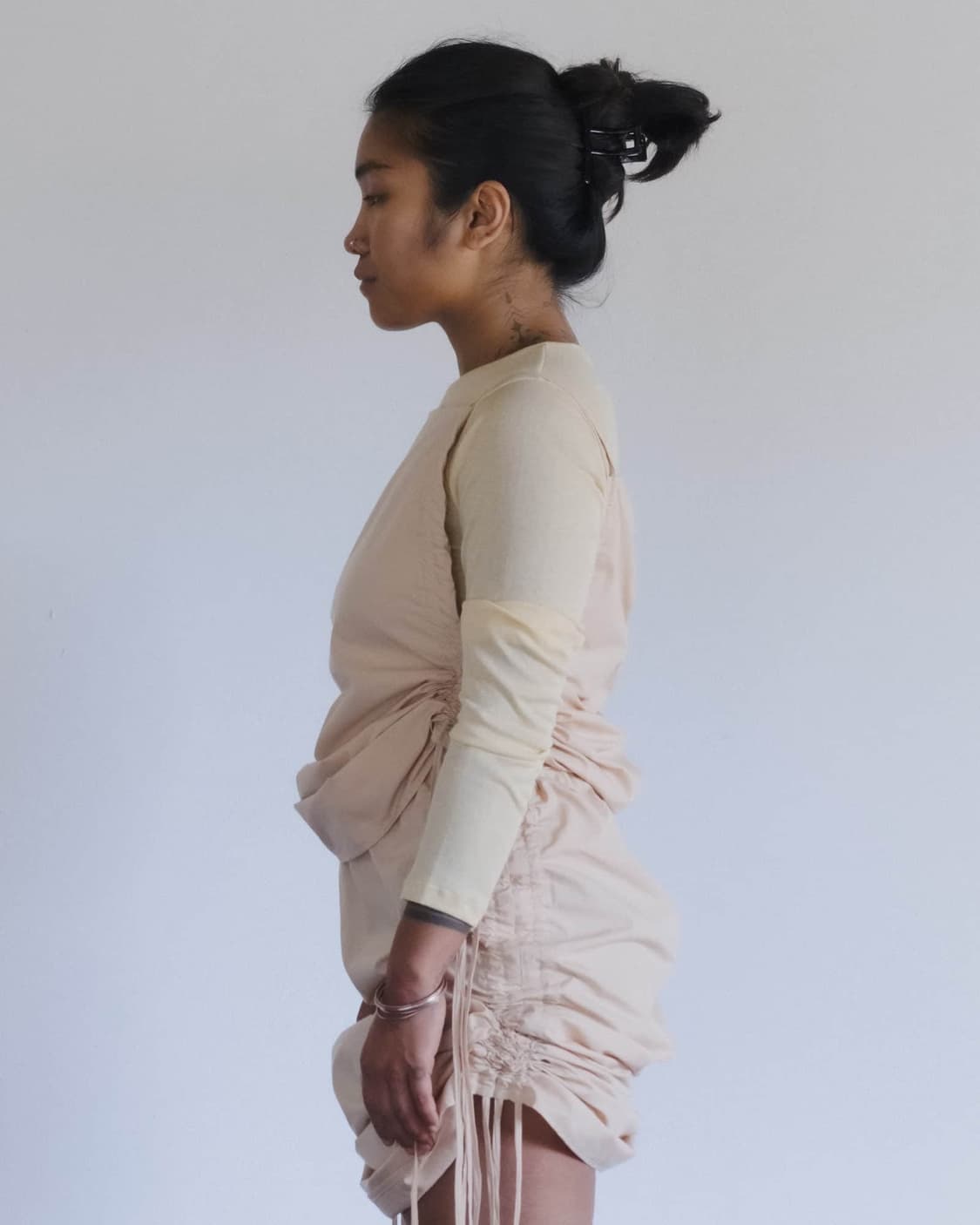 [XS,S,M]베이스레인지 Pictorial 스트링 탑/샌드 상품이미지2