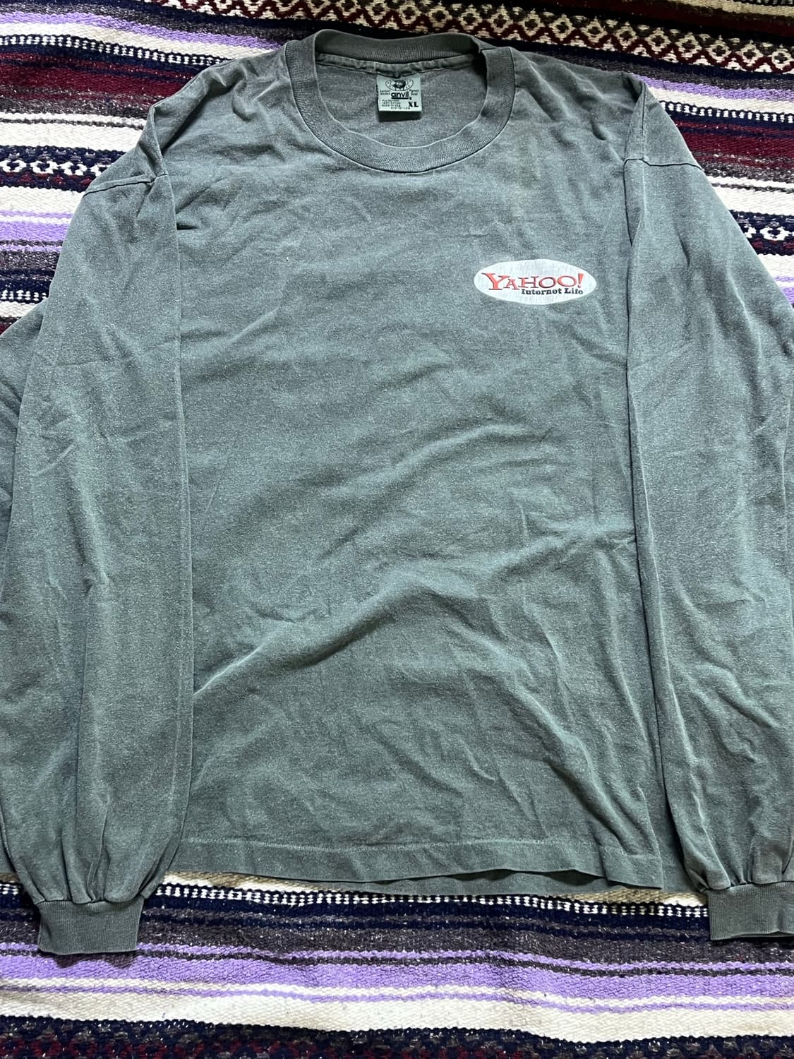 90s anvil pigment long sleeve usa xl 상품이미지2