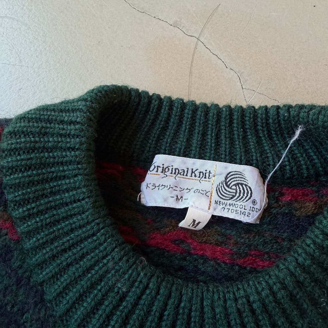 vtg 천둥오리 울 니트 스웨터 상품이미지6