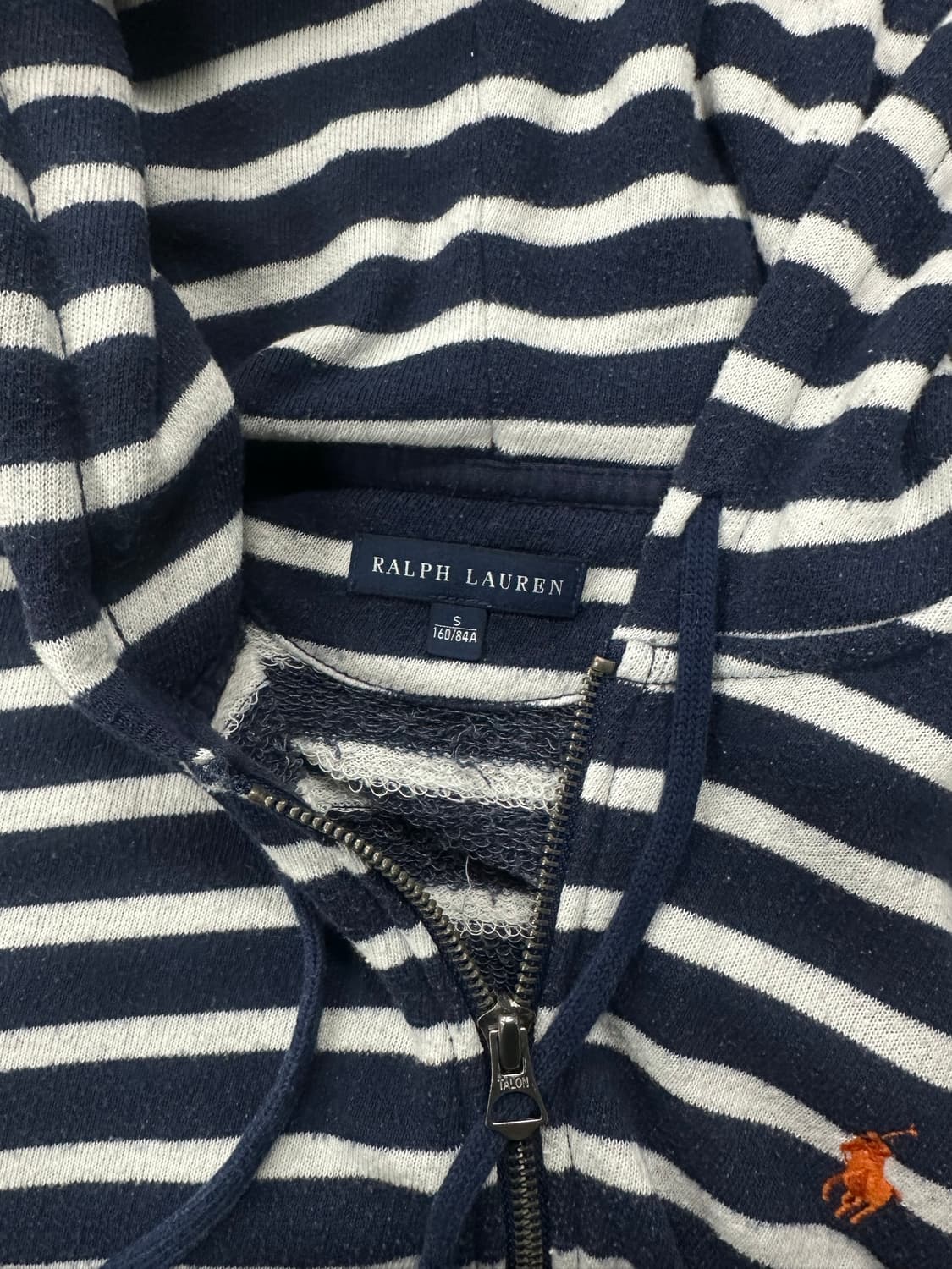 폴로 랄프로렌 스트라이프 후드 집업 상품이미지5