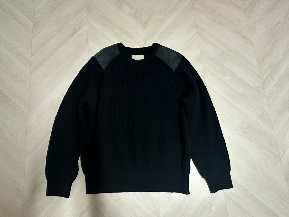 포터리 밀리터리니트 블랙 5사이즈 상품이미지1