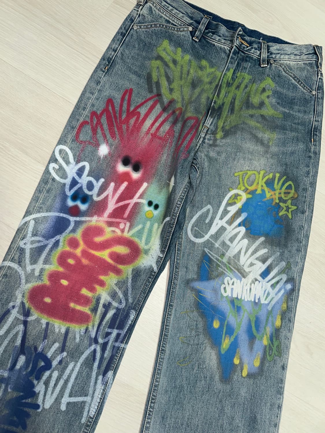 Sankuanz 산쿠안즈 중청 데님팬츠 상품이미지1