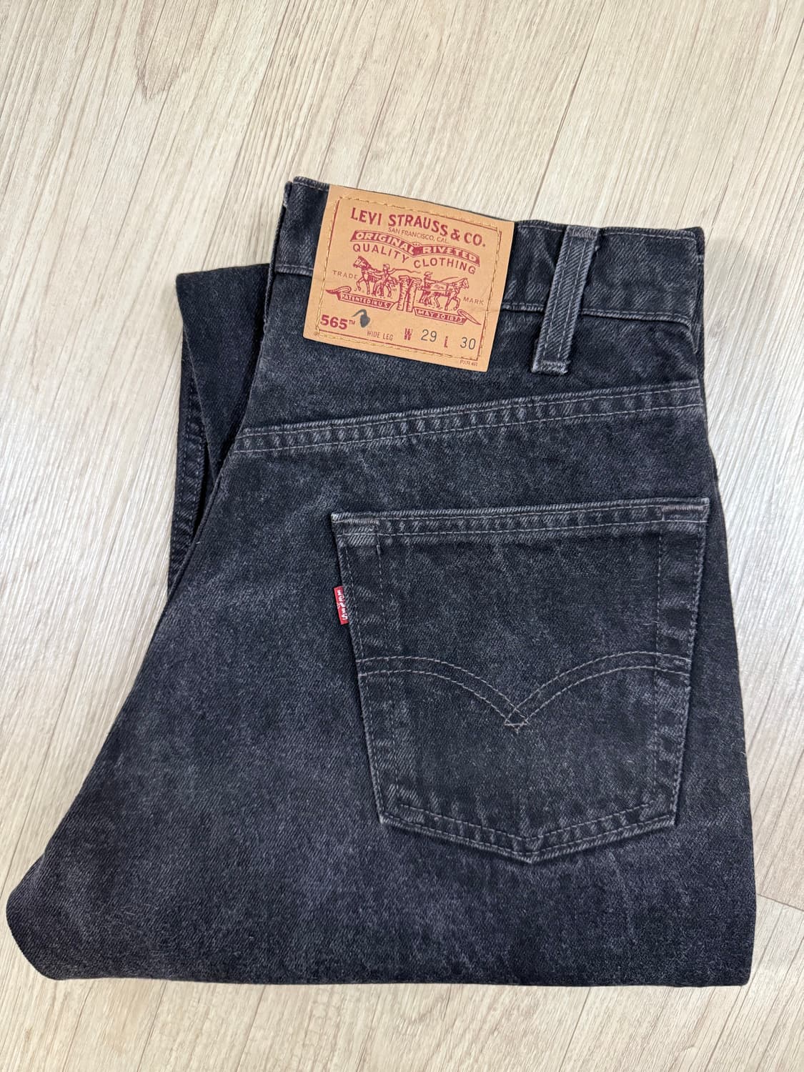 [초레어 희귀템] 90년도 빈티지 리바이스 565 흑청 상품이미지6