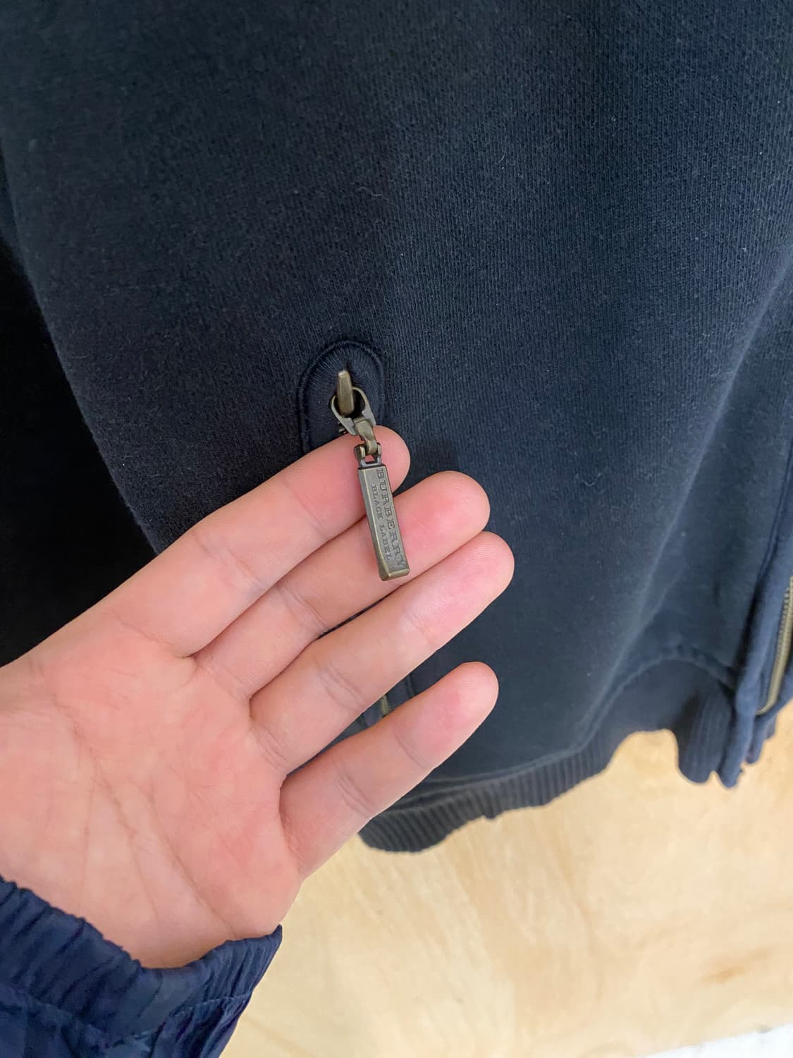 BURBERRY BLACK LABEL zip-up jersey 버버리 상품이미지4