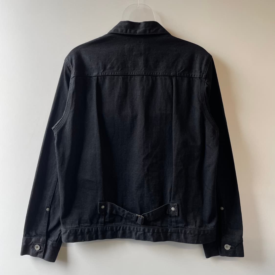 네이버후드 타입1 블랙 데님 트러커자켓 상품이미지7