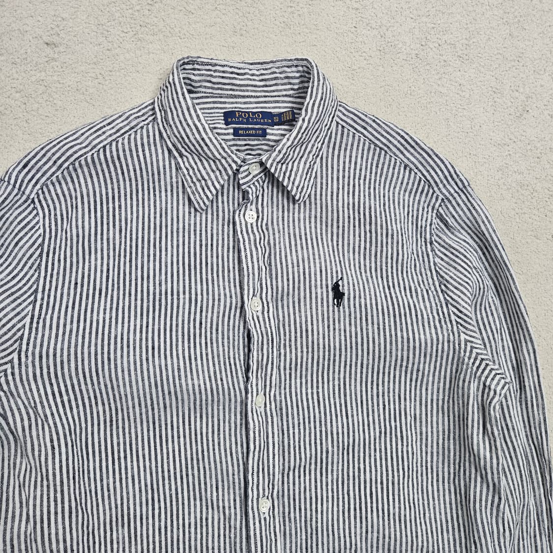 폴로 랄프 로렌 신형 여성 린넨 셔츠 XS 상품이미지2