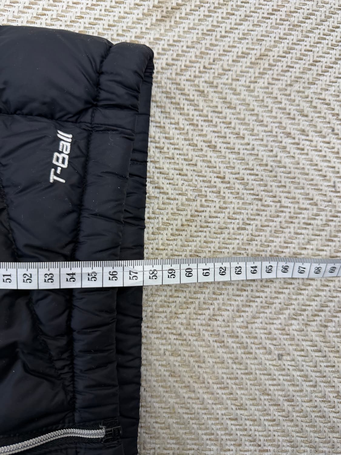 정품) 노스페이스 키즈 블랙 패딩 조끼 T-Ball 150 상품이미지9