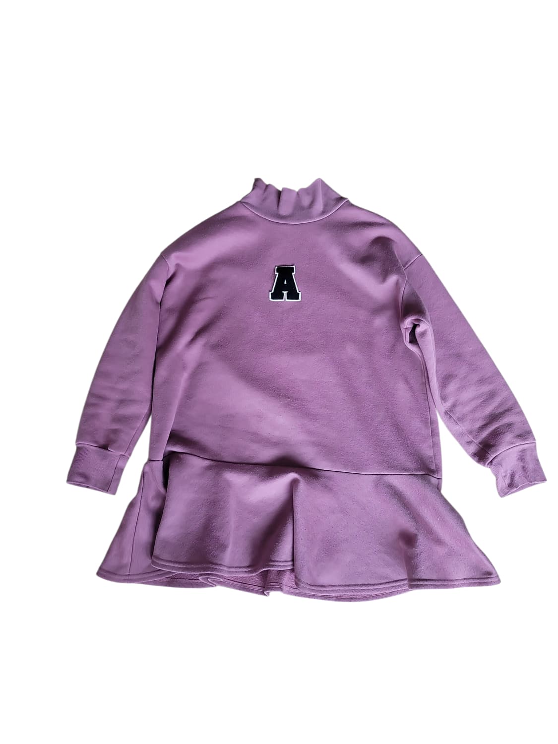 유니크 기모 러플 원피스 상품이미지1