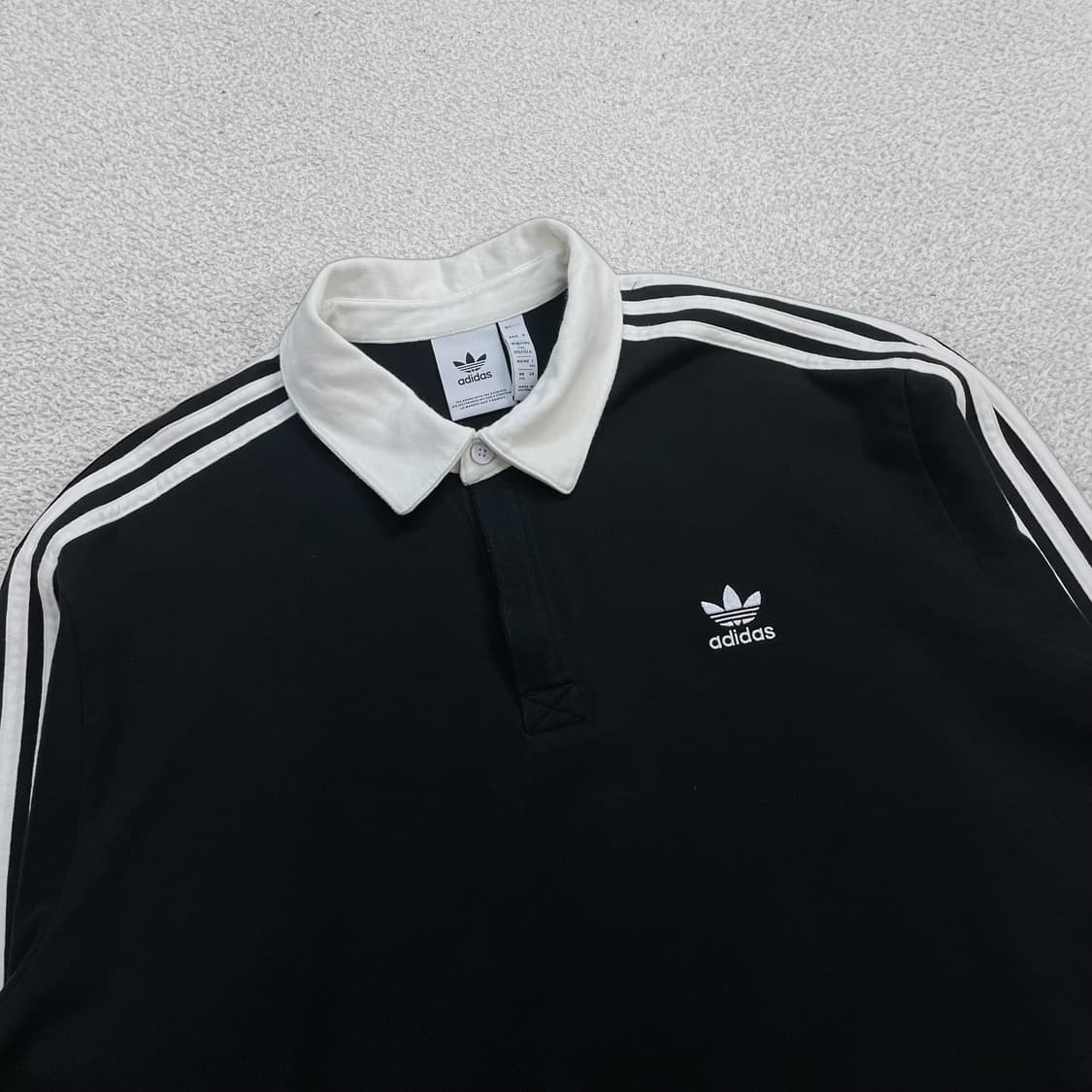 아디다스 파이어버드 럭비 티셔츠 블랙 상품이미지2